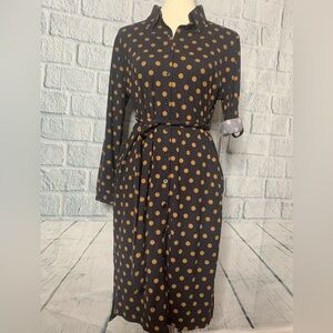Ellie-M black with golden dots Dress LulaRoe NWT